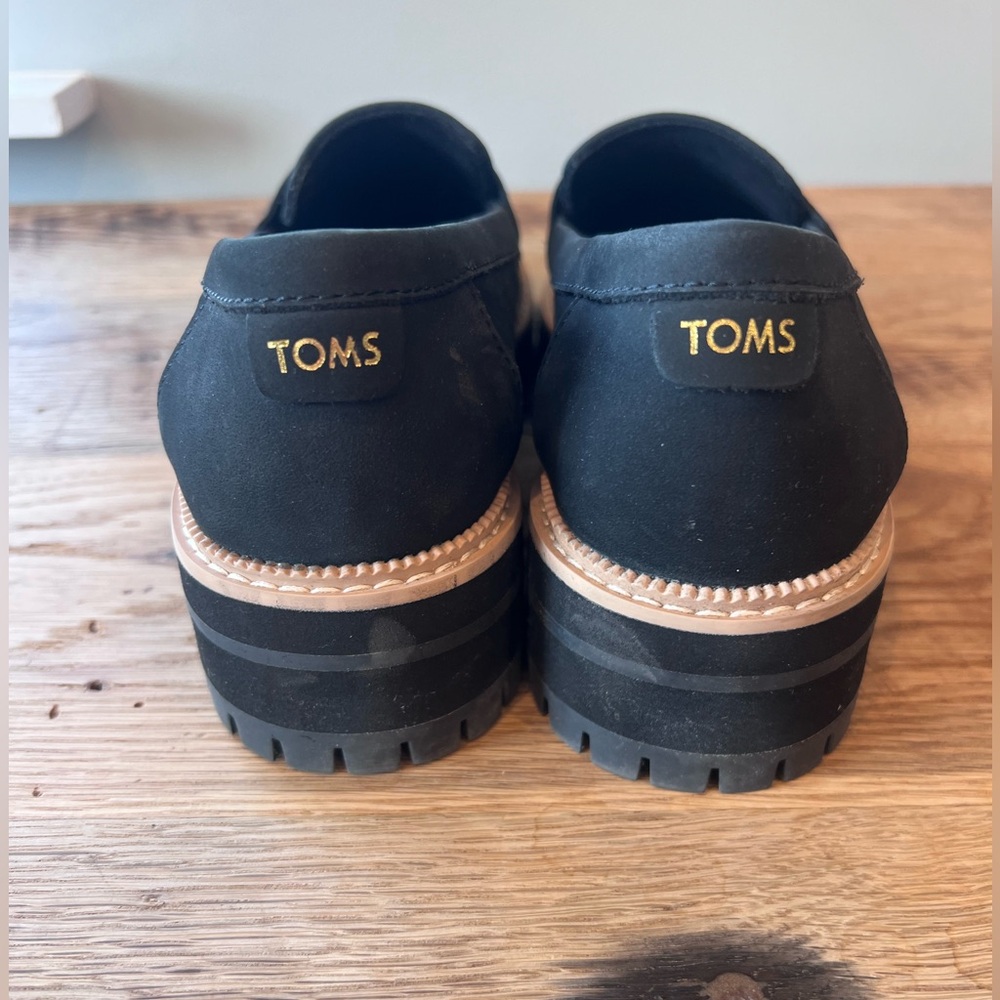 Toms Cara Black Loafers for Women NWOT - Picture 9 of 11